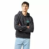 Wrangler Small Logo Hoodie Sudadera con Capucha, Color Negro, L para Hombre