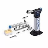 Dremel Versaflame 2200 - Quemador de gas butano estacionario, mini soplete y pistola de calor inalámbricos para soldar, doblar tubos, soldar y retractilar