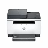 HP LaserJet M235sdw 8J9K7F, Impresora Láser A4 Multifunción Monocromo a doble cara automática, Escaner, Copiadora (29 ppm, Wi-Fi, Ethernet, Procesador 500MHz, Memoria 64MB, HP Smart App) Blanca y Gris