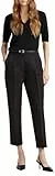 United Colors of Benetton Pantalone 40fadf092, Negro, M para Mujer