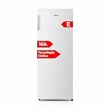 Nilson Congelador Vertical Blanco NCV145500E. Capacidad 165 Litros, Puerta Reversible, Bajo Nivel Sonoro, Eficiencia Energética Clase E