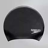 Speedo Long Hair Cap Gorro de natación Unisex Adulto, Negra, Talla Única