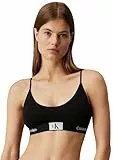 Calvin Klein Bralette Sin Forro, Black, S para Mujer