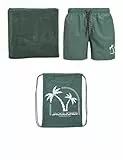 JACK & JONES Jpstmaui Beach Pack, Verde grisáceo, M Hombres
