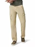 Wrangler Pantalón Vaquero Cargo para Hombre, Relaxed Fit, Straight Leg, Beige (Elmwood), 32W / 32L