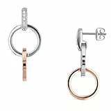 Tommy Hilfiger Jewelry Pendientes Colgantes para Mujer de Acero Inoxidable con Cristales - 2780084