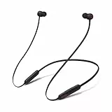 Beats Auriculares inalámbricos Flex – Chip Apple W1, Auriculares magnéticos, Bluetooth de Clase 1, 12 Horas de Sonido ininterrumpido - Negro