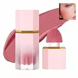 Maquillaje colorete líquido en crema gel para mejillas, suave, ligero y transpirable, de larga duración, a prueba de manchas, de aspecto natural, tinte piel (#101 TARTA DE AMOR)