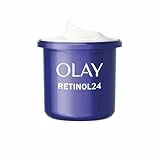 Olay Retinol 24 Crema de Noche Hidratante Facial RECAMBIO, Con Vitamina E Antioxidante. Cuidado de la piel Well-aging 50 ml
