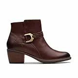 Clarks Neva Buckle, Botas de Combate Mujer, British Tan, 39.5 EU