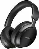 Bose QuietComfort Ultra Headphones, Auriculares inalámbricos con cancelación de ruido con audio espacial, Auriculares de diadema con micrófono, Batería de larga duración hasta 24 horas, Negro