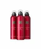 RITUALS The Ritual of Ayurveda Pack Ahorro con 3 Espumas, Geles con Rosa India y Aceite de Almendra, Gel Equilibrante – 3 x 200 ml