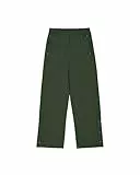 Champion Legacy C-Tech W (117662) -WR Peached Feel Crinckle Straight Hem Pantalones Deportivos, Verde (GS508), L para Mujer