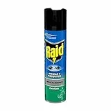 Raid Spray Insecticida - Aerosol para Moscas y Mosquitos, Eucalipto. Eficacia Inmediata, Incoloro, 600Mililitros