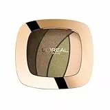 L’Oréal Paris Make-Up Designer Color Riche Quad S6 Jungle Jade sombra de ojos Marrón Satén - Sombras de ojos (Marrón, Jungle Jade, S6, 4 Colores, Satén, 67 mm)