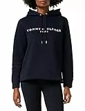 Tommy Hilfiger Mujer Sudadera Heritage con Capucha, Azul (Desert Sky), L