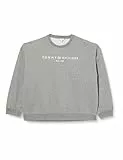 Tommy Hilfiger Sudadera Mujer Regular Sin Capucha, Gris (Medium Grey Heather), 48