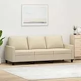 ShGaxin Sofá de 3 plazas de Tela Crema 180 cm, Sofas De Salon, Hogar Sofa, Muebles Salon, Sofa Relax, Sofá Moderno - 359173