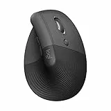 Logitech Lift Ratón Ergonómico Vertical, Inalámbrico, Bluetooth o receptor Logi Bolt USB, clics Silenciosos, 4 botones, compatible con Windows/macOS/iPadOS, portátil, PC - Grafito