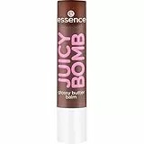 Essence Cosmetics Bálsamo Labial Brillante Juicy Bomb, Natural, Brillante, Rociado, 2.5 g