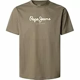 Pepe Jeans Eggo N Camiseta, Verde (Verde Piedra), M Hombre