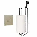Portarrollos de Cocina Montar en Pared - Soporte para Rollos De Tejido para Baño,Colgador Sin Taladro para Cocina Apartamento Dormitorio Casa