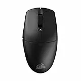 Corsair M55 Wireless Ratón Ligero para Juegos FPS – 2.4GHz & Bluetooth – 24,000 PPP – Batería de Larga Duración – Seis Botones Programables – Empuñaduras Laterales Texturizadas – Negro