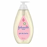 Johnson's Baby Gel de baño (1 x 750 ml), gel de baño para bebé que limpia con suavidad, gel de ducha infantil con fórmula No llores más, jabón de bebés recién nacidos