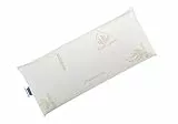 Todocama - Almohada viscoelástica, Antiácaros y Antibacterias. Núcleo Compacto. Doble Funda con Cremallera. Tejido Aloe Vera. Termorregulable adaptabilidad al Cuello. (67 cm)