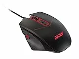 Acer Nitro Gaming Mouse - Ratón Gaming (4200 DPI, USB, Iluminación LED, 8 Botones, 12,1 x 8,3 x 3,9 CM, 146 g) Negro y Rojo