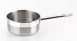 BRA Profesional Cazo, 18 cm, Acero Inoxidable 18/10, apto para todo tipo de cocinas, incluida inducción