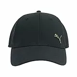 PUMA elástica Gorra de béisbol, Negro/Oro, S/M Unisex Adulto