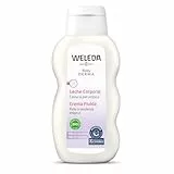 Weleda – Leche Corporal de Malva Blanca, Hidrata Intensamente la Piel Descamada, Calma el Picor, con Pensamiento Silvestre y Malva Blanca, Piel Hipersensible y Atópica Vegana – 200 ml