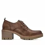 REFRESH - Mocasines Mujer Camel - Calzado Cómodo y Versátil - Moda Casual - Modelo 17291202 (Talla 39)