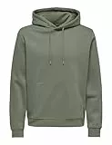 ONLY & SONS Onsconnor Reg Sweat Hoodie Noos Sudadera con Capucha, Castor Gray, M para Hombre