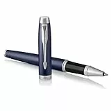 Parker IM Bolígrafo Roller | Punto fino | color azul mate | tinta negra | en estuche de regalo