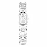 Swarovski Reloj, Pulsera de Talla Octogonal, Blanco, Acero Inoxidable