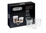 De'Longhi, Vidrio, 5513296671 DLSC302 Delonghi Fancy Box, juego de 6 gafas térmicas, transparentes, 1 Litro