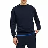 JACK & JONES Jjebradley Sudadera Crew Noos, Sudadera Hombre, Marino, M