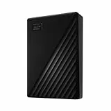 WD 6TB My Passport Disco Duro Externo Portátil, USB 3.2 Gen 1/USB 3.0, Copia de seguridad y protección con contraseña, Formateado para Windows, ChromeOS y MacOS, Negro