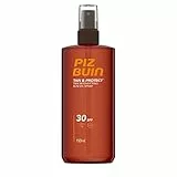 Piz Buin Tan & Protect Protector Solar Acelerador del Bronceado, Aceite en Spray SPF 30, Protección Alta - 150 ml