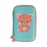 Wondee Estuche/Funda Disco Duro Externo 2.5' con diseño Panda Rojo, Mr. Wonderful Oficial, Regalos para Mujer, Hombre, niños y niñas