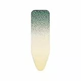 Brabantia - Funda Tabla de Planchar B con Capa de Espuma de 8 mm, Algodón de Comercio Justo, Duradera y fácil de Colocar para Mejorar el Rendimiento del Planchado - New Dawn, 124 x 38 cm