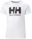 Helly Hansen Junior Unisex Camiseta HH Logo, 14, Blanco