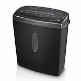 Hama |Trituradora de Papel Nivel de Seguridad E3, P4,T4 (Home X12CD, Destructora Papel, 36,2x19,5x45,2 cm, Nivel Ruido: 72 db, Velocidad Corte: 2 m/min, CDs, DVDs, Blue-Ray, Papel. Tarjetas) Negro