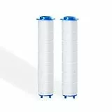 BIORYC ® Pack de 2 Filtros para Alcachofa Ducha Alta Presión | Filtros de algodón PP y Perlas de Sulfito de Calcio | Elimina Impurezas y Cloro del Agua