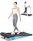 HomeFitnessCode Cinta de Correr Eléctrica 3 en 1 Plegable - Inclinación 5%, 8 km/h Walking Pad, Caminadora 2.5 HP, Superficie Ancha de 40 cm, Control Remoto, Pantalla LCD, Capacidad 130 kg (Carbón)