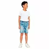 NAME IT Nkmryan Jogger Dnm L Shorts 6300-Th Noos Pantalones Cortos, Light Blue Denim, 98 para Niños