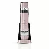 Cuisinart Set Molinillo Eléctrico de Sal y Pimienta | Molinillo Recargable | 20 min de carga | Tapa Medidora | Molido Ajustable | Molinillo Eléctrico de Sal y Pimienta Cuisinart | Rosa