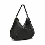 Abbacino Bolso de hombro de piel en negro